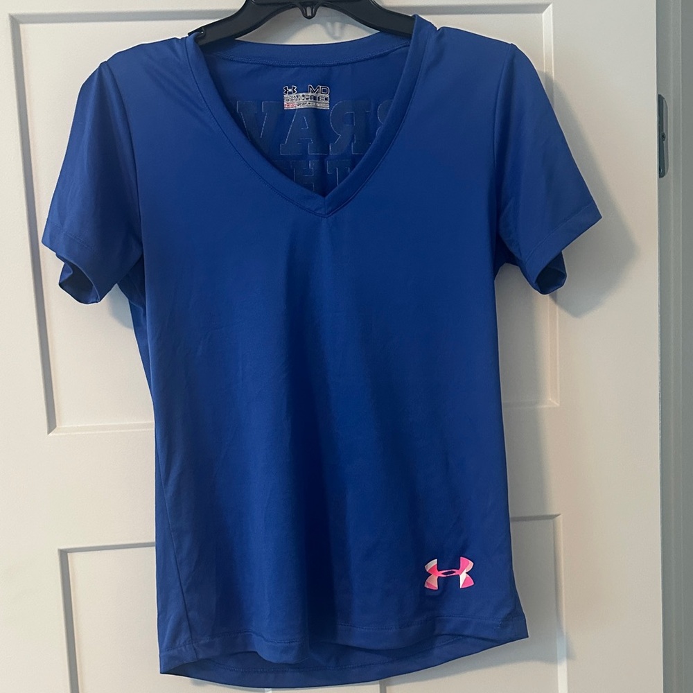 Under Armour Women's Short Sleeve Tee in Blue